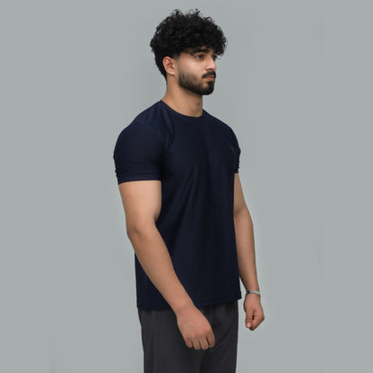 Crinkle Stripe Performance Tee