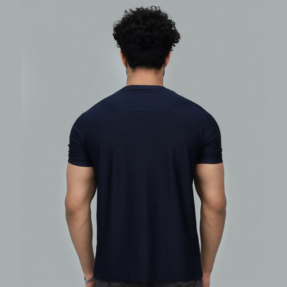 Crinkle Stripe Performance Tee